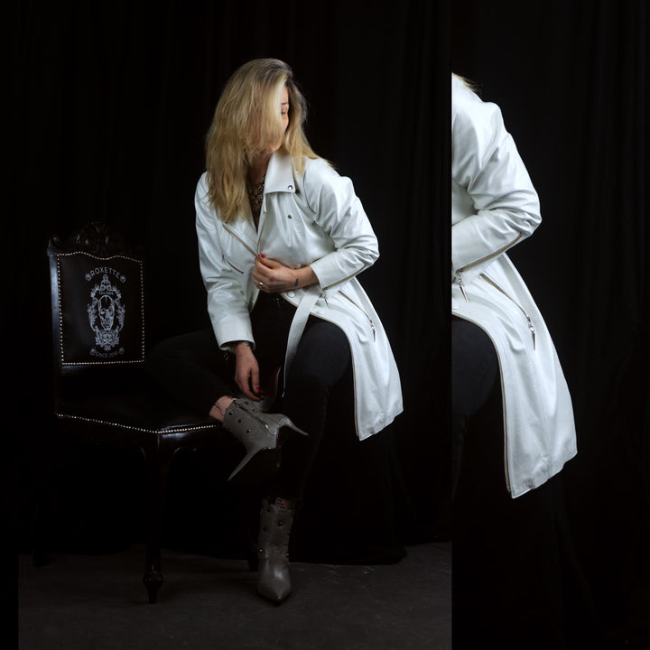 Trench Coat Cher Pelica Perolada